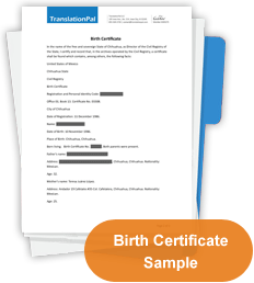 birth certificate translation template uscis